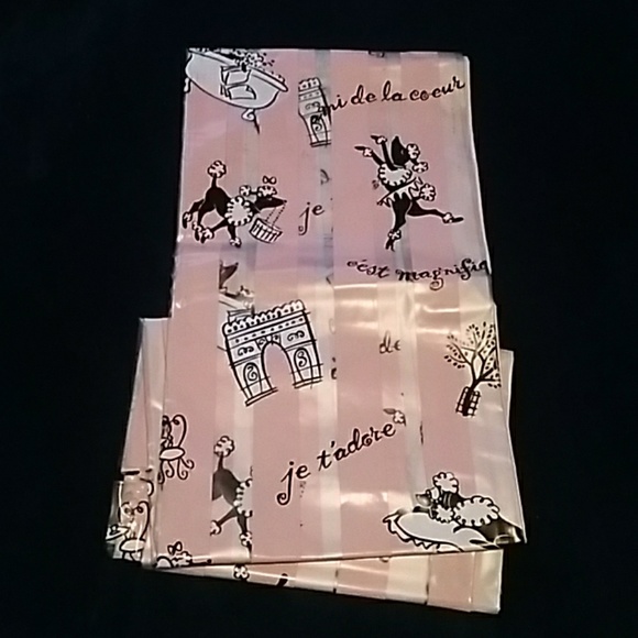 Department 56 Accents Plastic Poodle Shower Curtain And Rings